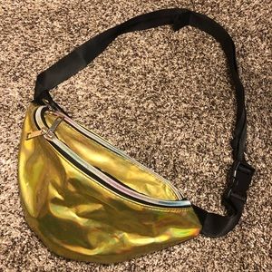 Gold metallic Fannypack